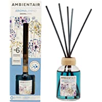 Ambientair. Difusor de Varillas perfumadas. Ambientador Mikado Aroma a Limpio- difusor con palitos de ratán. El Mejor…